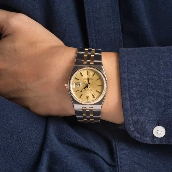 Cheapest Rolex Oysterquartz 17013 Champagne Two-Tone Vintage - Image 5