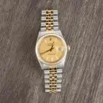 Cheapest Rolex Datejust 36 16013 Champagne Linen Dial 1984 - Image 6