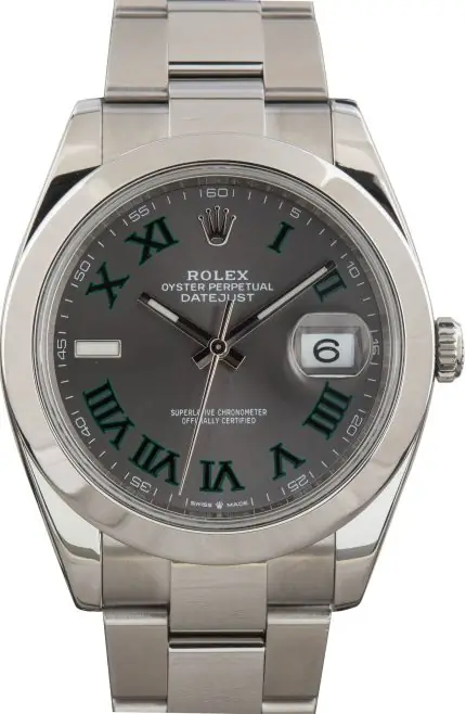 Clean Factory Super Clone Rolex Datejust 41 Wimbledon Dial