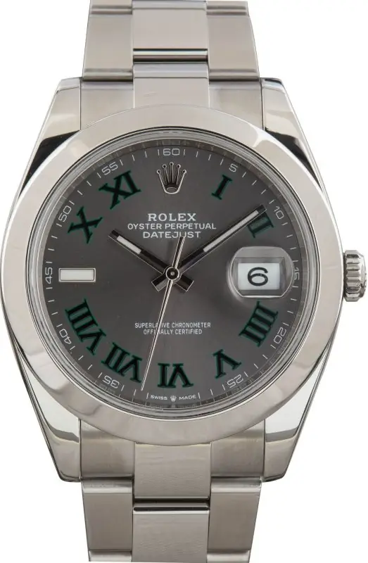 Clean Factory Super Clone Rolex Datejust 41 Wimbledon Dial
