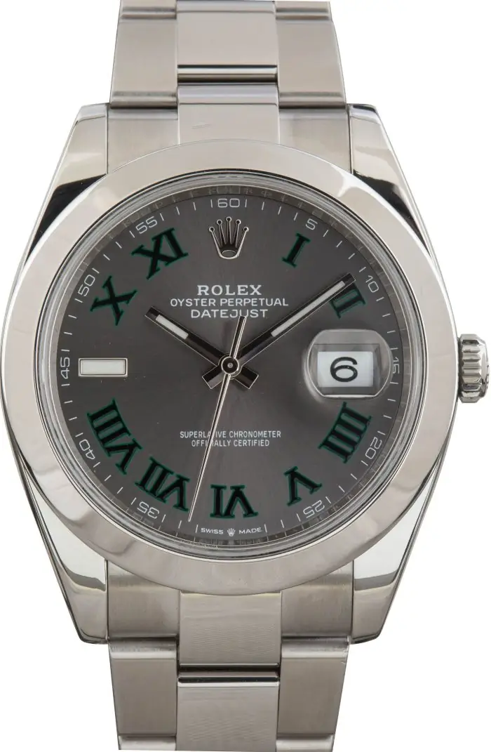 Clean Factory Super Clone Rolex Datejust 41 Wimbledon Dial - Image 2