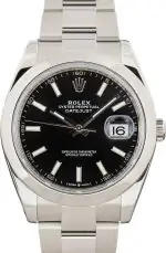 Cheapest Supreme Rolex Datejust 41 Steel Oyster 126300 Black