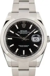 Cheapest Supreme Rolex Datejust 41 Steel Oyster 126300 Black
