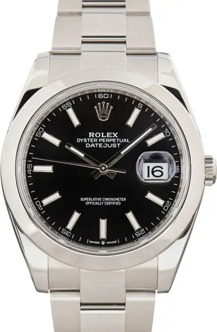 Cheapest Supreme Rolex Datejust 41 Steel Oyster 126300 Black