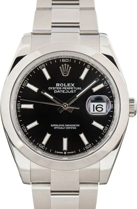 Cheapest Supreme Rolex Datejust 41 Steel Oyster 126300 Black