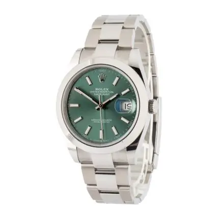 Clean Factory Supreme Rolex Datejust 41 Green Dial 126300