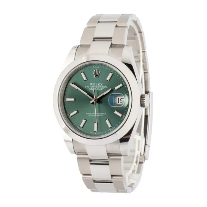 Clean Factory Supreme Rolex Datejust 41 Green Dial 126300 - Image 2