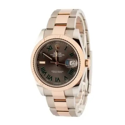 Cheapest Rolex Datejust 41 Wimbledon 126331 Steel Rose Gold