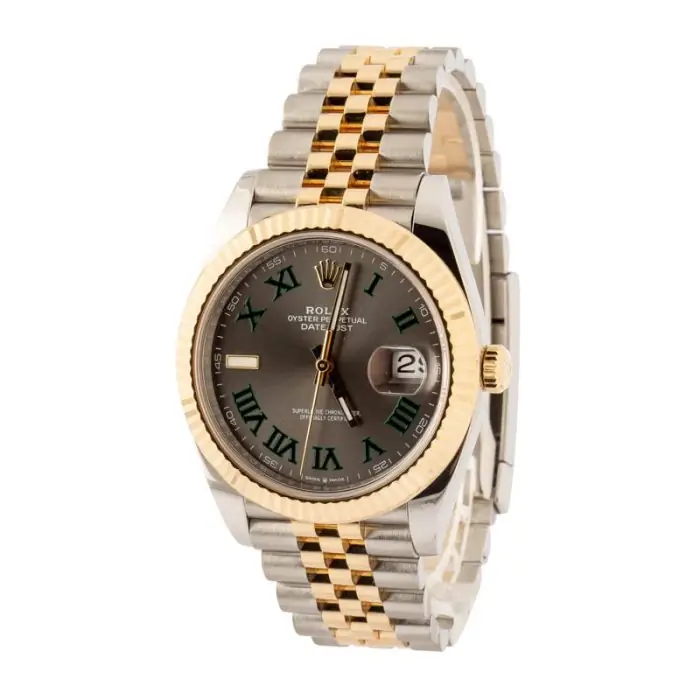 Cheapest Rolex Datejust 41 Wimbledon Two-Tone 126333 Super Clone - Image 3