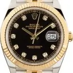 Cheapest Rolex Datejust 41 Two-Tone Diamond Dial 126333