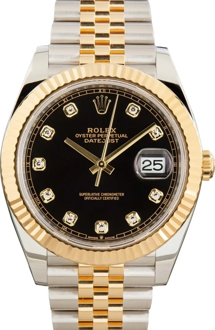 Cheapest Rolex Datejust 41 Two-Tone Diamond Dial 126333 - Image 2