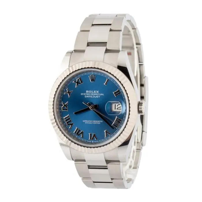 Cheapest Rolex Datejust 41 Blue Roman Dial Clean Factory Clone - Image 3