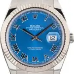 Cheapest Rolex Datejust 41 Blue Roman Dial Clean Factory Clone