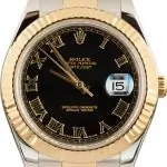 Cheapest Rolex Datejust II 116333 Black Dial Two-Tone
