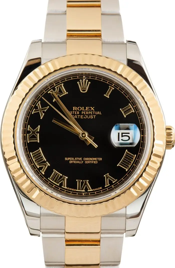 Cheapest Rolex Datejust II 116333 Black Dial Two-Tone - Image 2