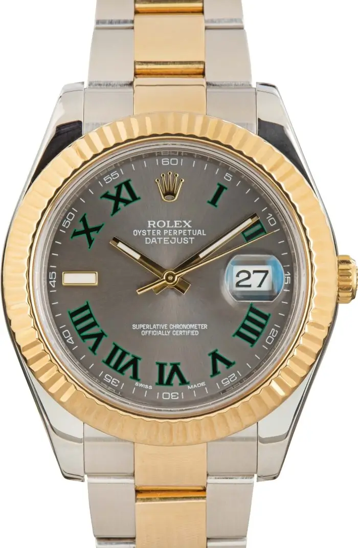 Clean Factory Supreme Rolex Datejust II 116333 Wimbledon Two-Tone - Image 2