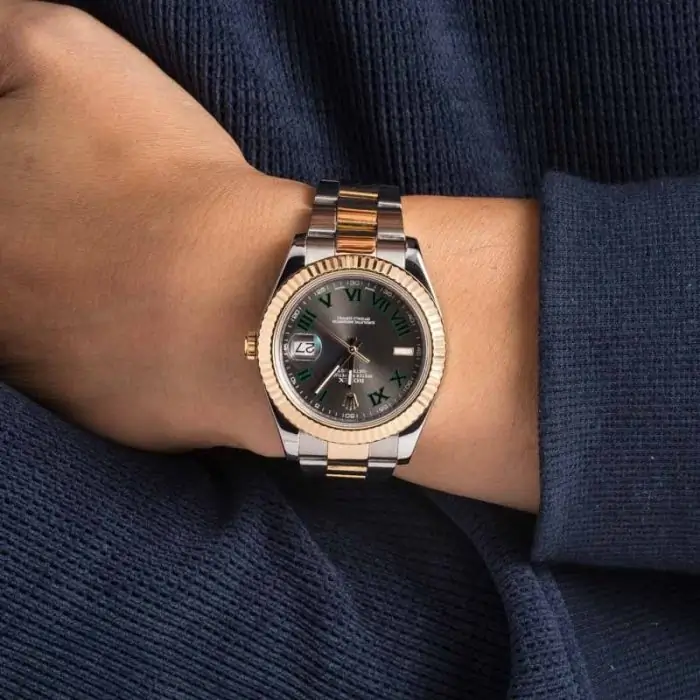Clean Factory Supreme Rolex Datejust II 116333 Wimbledon Two-Tone - Image 5