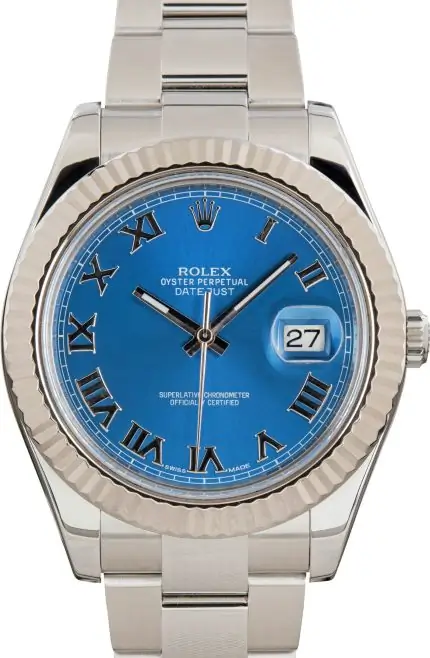 Cheapest Rolex Datejust II 116334 Blue Roman Super Clone
