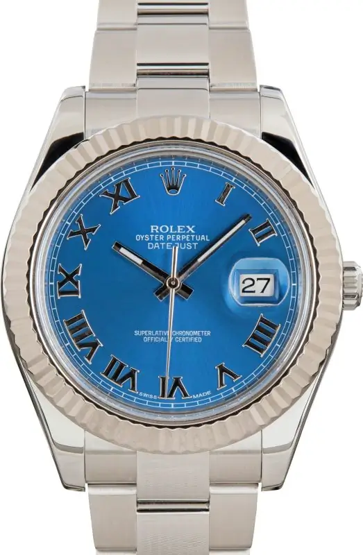 Cheapest Rolex Datejust II 116334 Blue Roman Super Clone
