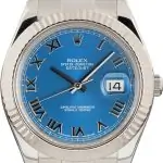 Cheapest Rolex Datejust II 116334 Blue Dial 41mm Super Clone