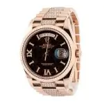 Clean Factory Supreme Rolex Day-Date 36 Rose Gold Diamond Dial - Image 3