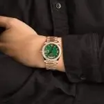 Clean Factory Supreme Rolex Day-Date 36 Rose Gold Green Dial - Image 5