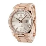 Clean Factory Supreme Rolex Day-Date 36 Rose Gold Diamond - Image 3