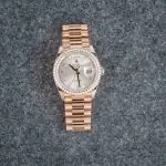 Clean Factory Supreme Rolex Day-Date 36 Rose Gold Diamond - Image 5