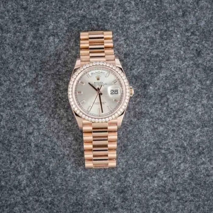 Clean Factory Supreme Rolex Day-Date 36 Rose Gold Diamond - Image 5