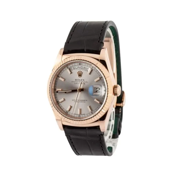 Cheapest Rolex Day-Date 36 Everose Gold Super Clone Watch - Image 3