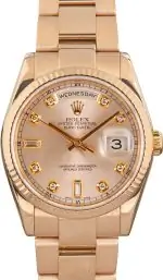 Supreme Rolex Day-Date 36 Ref 118235 Rose Gold Pink Diamond