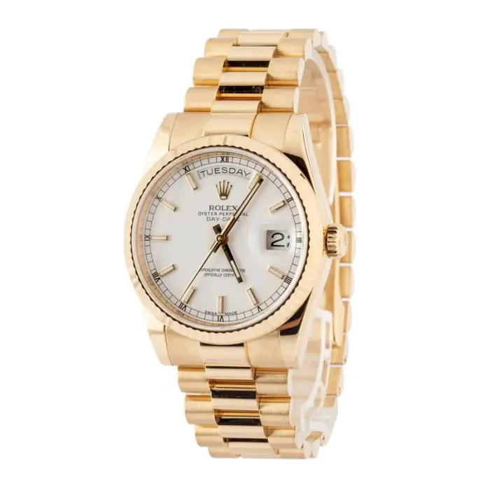 Clean Factory Supreme Rolex Day-Date 36 Yellow Gold 118238 - Image 3