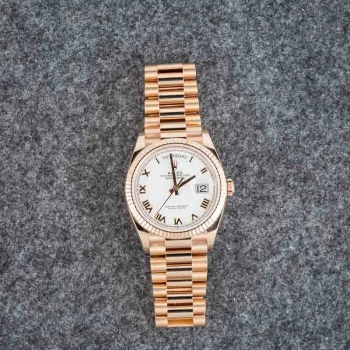 Clean Factory Supreme Rolex Day-Date 36 128235 Everose Gold - Image 6