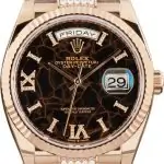 Clean Factory Supreme Rolex Day-Date 36 Rose Gold Diamond Dial