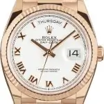 Clean Factory Supreme Rolex Day-Date 36 128235 Everose Gold