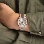 Clean Factory Supreme Rolex Day-Date 36 White Gold Silver Dial - Image 6