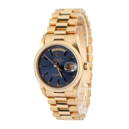 Clean Factory Supreme Rolex Day-Date 36 18038 Blue Dial