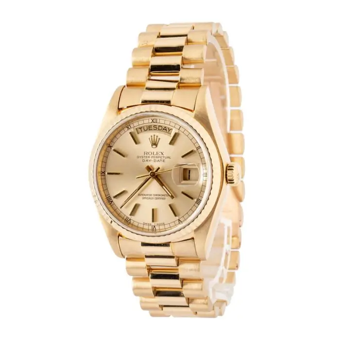 Cheapest Rolex Day-Date 18038 Champagne Dial 36mm Gold - Image 3