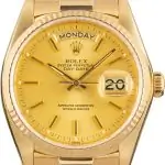 Cheapest Rolex Day-Date 36 Champagne Dial 18038 Clean Factory