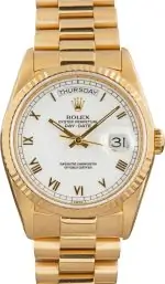 Cheapest Rolex Day-Date 36 Yellow Gold 18238 Supreme Replica