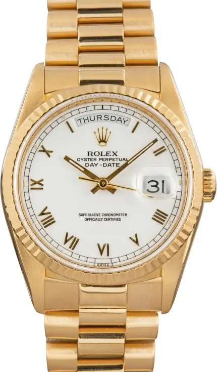 Cheapest Rolex Day-Date 36 Yellow Gold 18238 Supreme Replica