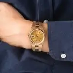 Vintage Rolex Day-Date 36 OysterQuartz 19018 Yellow Gold Luxury - Image 5