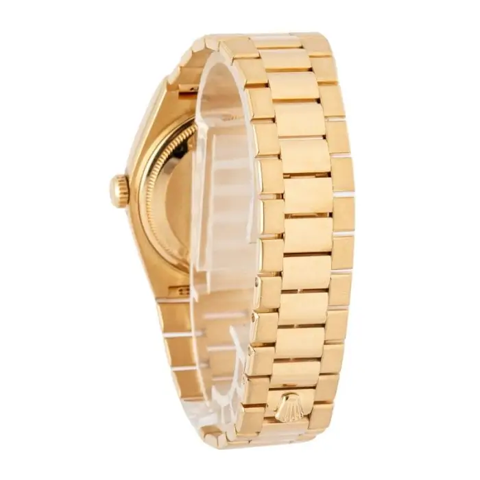 Vintage Rolex Day-Date 36 OysterQuartz 19018 Yellow Gold Luxury - Image 4