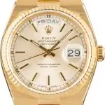 Cheapest Rolex Day-Date 36mm OysterQuartz Gold 19018