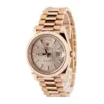 Clean Factory Supreme Rolex Day-Date 40 Rose Gold Tapestry Dial - Image 3