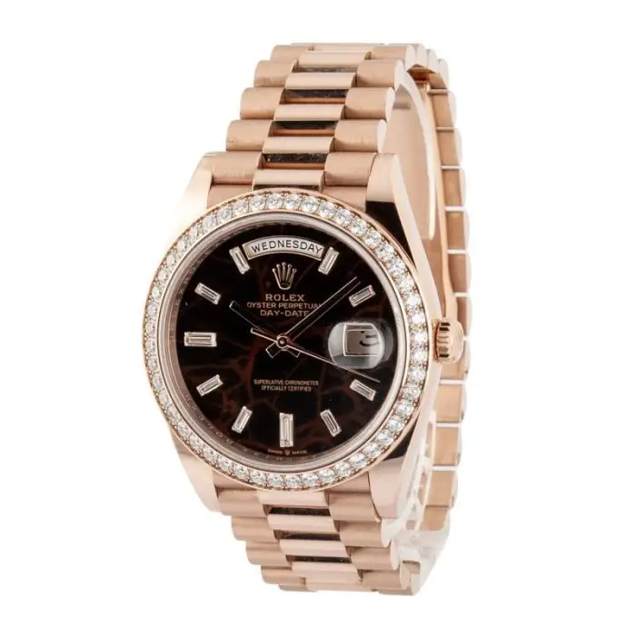 Supreme Rolex Day-Date 40 228345 Eisenkiesel Diamond Dial - Image 3
