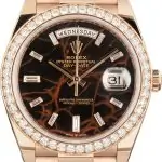 Supreme Rolex Day-Date 40 228345 Eisenkiesel Diamond Dial