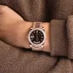 Supreme Rolex Day-Date 40 228345 Eisenkiesel Diamond Dial - Image 5