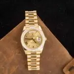 Cheapest Rolex Day-Date 40 Yellow Gold Diamond Champagne Roman - Image 6