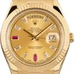 Clean Factory Supreme Rolex Day-Date II 218238 Gold Clone